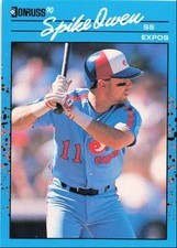1990 Donruss Best of the NL Spike Owen Montreal Expos #6