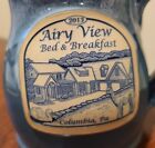 AIRY VIEW  Bed & Breakfast  Columbus PA.  COFFEE MUG  Deneen Pottery 2017  USA