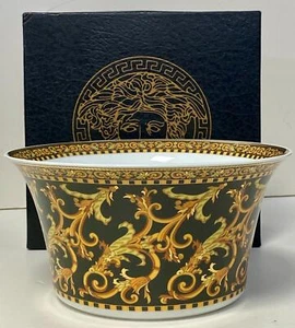 Versace Rosenthal Barocco 8" Round Vegetable Bowl 13120-409606 new old stock - Picture 1 of 7