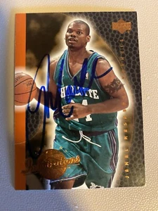 JAMAL MASHBURN signed basketball card HORNETS autograph - Picture 1 of 1