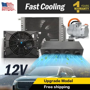 Kit Compresor Aire Acondicionado Eléctrico Bajo Salpicadero 12V 400-000 Universal - Imagen 1 de 14
