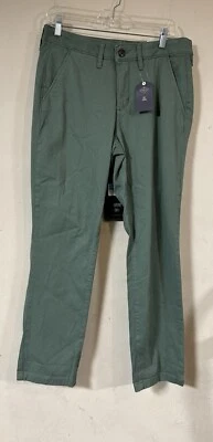 Pantalones chinos verdes St. John's Bay Girlfriend pierna recta para mujer talla 8, nuevos con etiquetas Foto 1 de 4