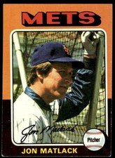 1975 TOPPS JON MATLACK NEW YORK METS #290