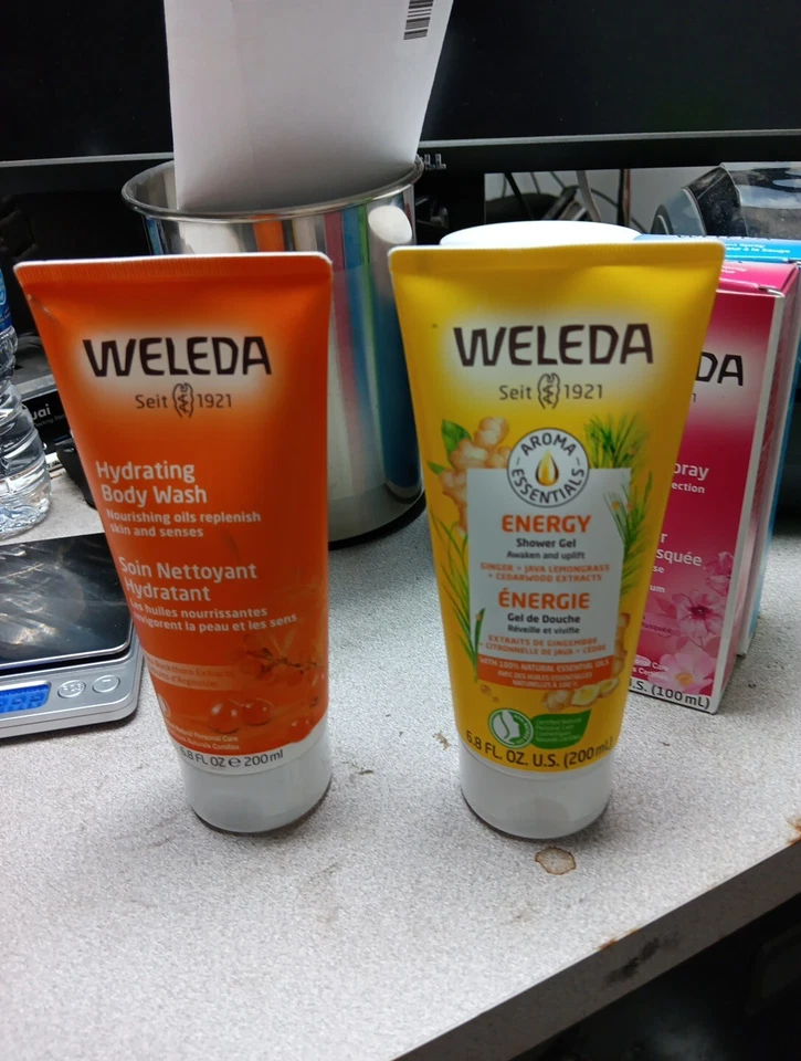 Gel de ducha Sea Buckthorn Creamy Body Wash Plus Energy 7,2 oz de Weleda Foto 1 de 4