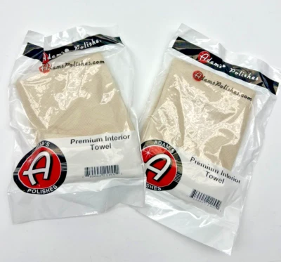 Toalla interior premium Adams Polishes (paquete de 2) tela con detalle de lavado automático Adams Foto 1 de 4