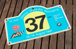 SIGNO DE RALLY DE AUTOMÓVILES DE COLECCIÓN # BMW VETERAN RALLY NÜRBURGRING 1987 - Imagen 1 de 2