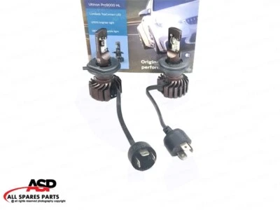 Philips H4 Ultinon Pro9000 Car Headlight LED (250% more light) (Set of 2) -5800K - Image 1 of 4