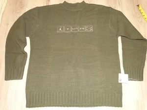 VINTAGE NIKE AIR JORDAN TWO 3 MEN'S SWEATER ,BRAND NEW WITH TAG ,SIZE LARGE - Picture 1 of 5