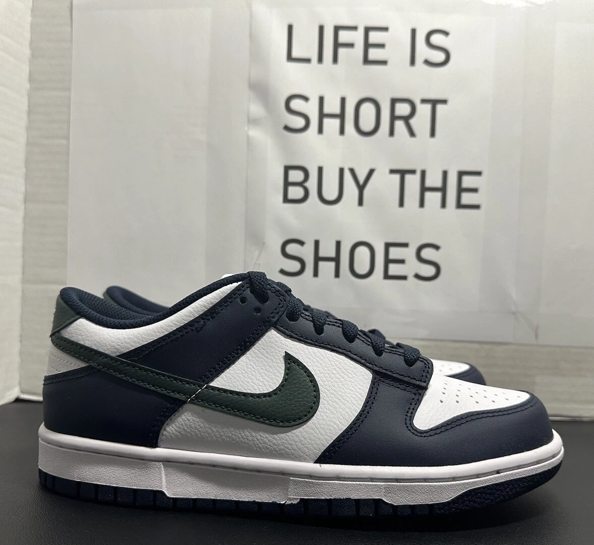 Nike Dunk Low White Obsidian | eBay