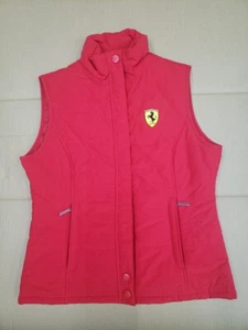 Scuderia Ferrari Women's Padded Vest Red Medium Size M offecial legend product - Picture 1 of 23