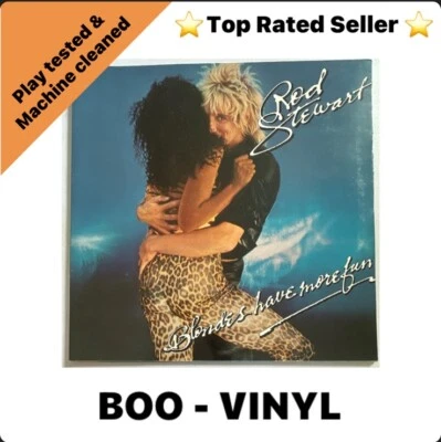 Rod Stewart - Blondes Have More Fun - G / F Sleeve  Vinyl LP Record EX / EX - Image 1 of 4