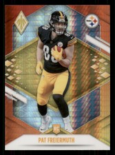 2021 Panini Phoenix Pat Freiermuth #117 Fire Burst RC Pittsburgh Steelers