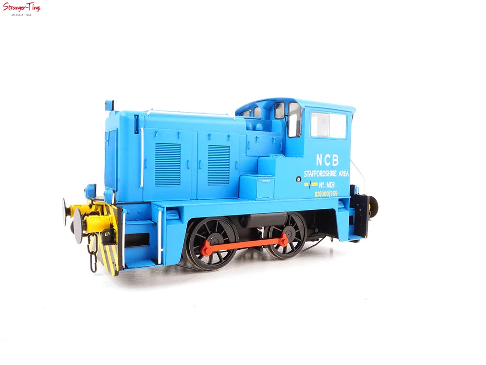 Heljan Class 02 ND3 (ex-D2862) NCB Staffordshire Area Pale Blue 1:43 O Gauge - Image 1 of 1