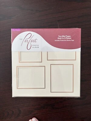 Webway Creative Memories The Perfect Album 2 Mat Pages 4x5 New - Image 1 of 3