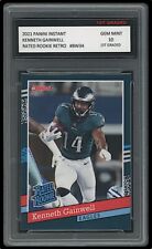KENNETH GAINWELL 2021 PANINI INSTANT 1ST GRADED 10 RATED RETRO ROOKIE CARD #BW34