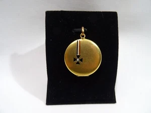 WW1 German Military Enamel Iron Cross Medal Photo Keychains Pendant - Picture 1 of 13