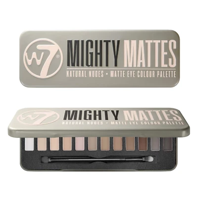 Sombra de ojos W7 Mighty Mattes - 12 colores mate nude - impecable y natural larga-Las Foto 1 de 4