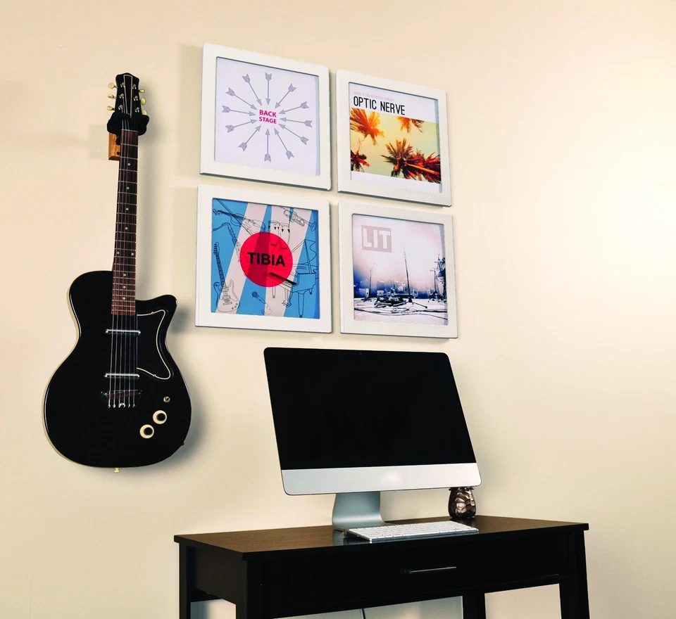 Show And Listen Vinyl Display Frame - White - 4 PACK - Quick Change Foto 1 de 4