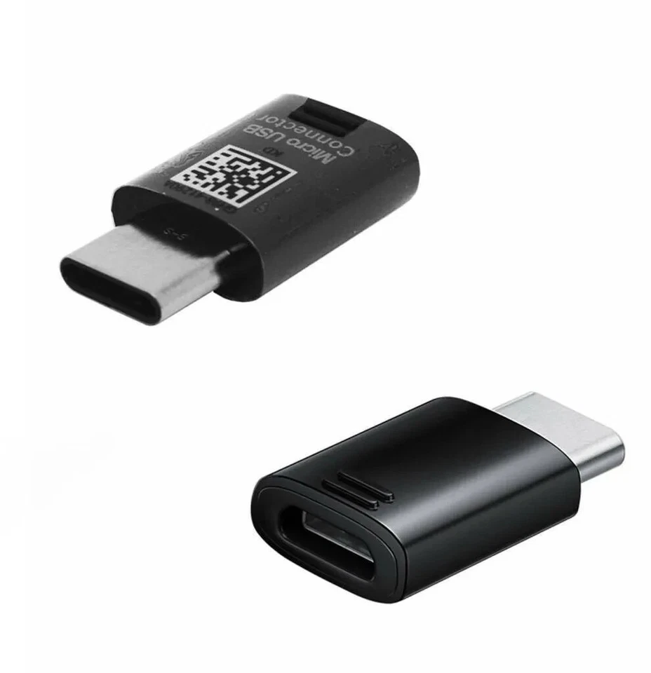 Adaptador conector micro USB a tipo C GH98-41290A para Samsung Galaxy S9 S10 S20+ 2 piezas Foto 1 de 3