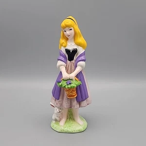 Estatuilla de cerámica vintage de la Bella Durmiente “Princesa Aurora” Disney Japón 6,5”  - Imagen 1 de 11