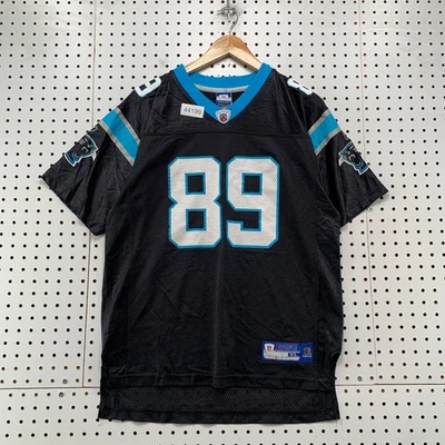 Camiseta deportiva juvenil Carolina Panthers Smith #89 XL 18-20 negra Reebok NFL Pullover Foto 1 de 4