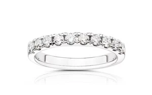 Diamond Eternity Ring. 18ct White Gold 0.50ct Diamond Claw Set Eternity Ring - Picture 1 of 3