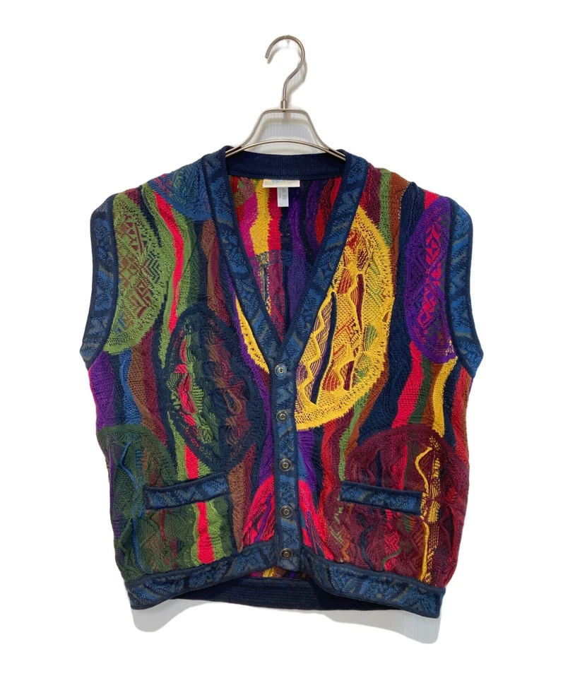 Coogi [Used clothing] 3D knit vest Size: L Multicolor Men - Image 1 of 4