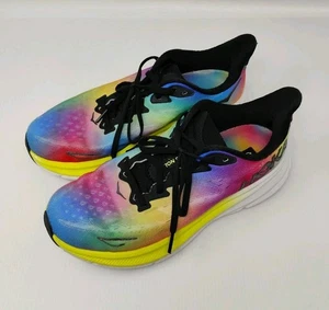 Scarpe da corsa Hoka One One Clifton 9 donna taglia 7,5 arcobaleno multicolore - Foto 1 di 19