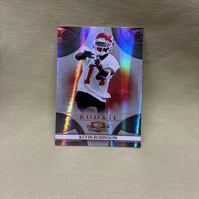 2008 Donruss Threads Gold Rainbow Holofoil #205 Kevin Robinson /50 Chiefs🔥 - Image 1 of 2