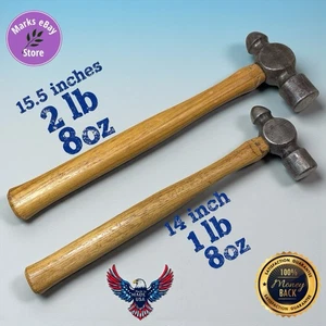 L👀K Vintage Fairmount Kugelhämmer Paar 14" & 15,5" 1930er-50er Jahre - Bild 1 von 21