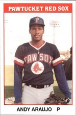 1987 Pawtucket Red Sox TCMA #1 Andy Araujo