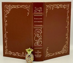 1715 Classics of Medicine Library BOERHAAVES APHORISMS Knowledge & Cure Diseases - Bild 1 von 24