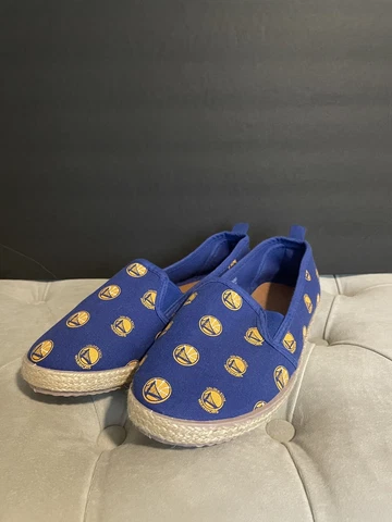 Golden State Warriors Canvas Espadrille Shoes Size Small Cover
