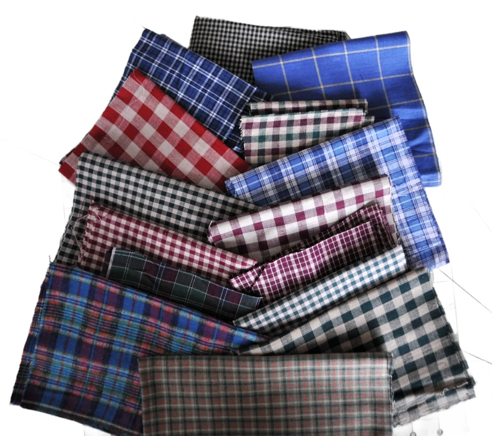 Desechos mixtos hechos en casa, 100 % algodón, 1 yarda en total Foto 1 de 1