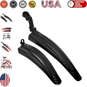 Lightweight Adjustable Mud Guards for Road & Mountain Bicycles - Screw-in Design - Picture 1 of 10