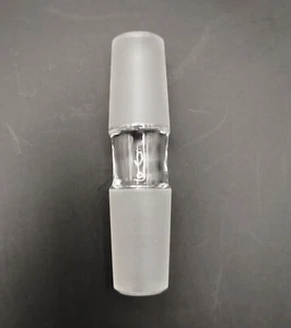 DISCOUNTED 14mm Male-Male Glass Ground Joint Attachment Adapter GonG (14/23) - Picture 1 of 1