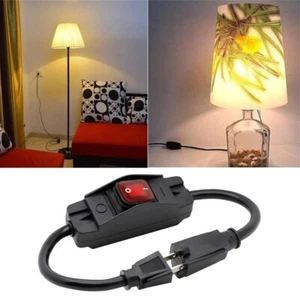 Inline Cord Switch 16A/25A 250V/125V Heavy Duty ON Off Switch Extension Cord - Picture 1 of 7