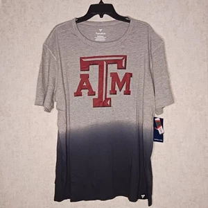 Fanatics Texas A&M Aggies T Shirt Mens Size 2X XXL Gray NCAA Short Sleeve New - Picture 1 of 6