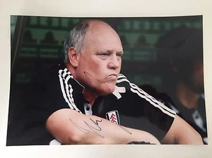 RARE Martin Jol Fulham FC Signed Photo + COA AUTOGRAPH Tottenham - Picture 1 of 1