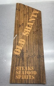 Vintage Old Shanty Restaurant Menu Seafood - Picture 1 of 6