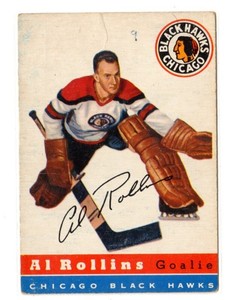 1954/55 Topps Hockey - Al Rollins #26