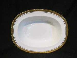 Aynsley Majestic Scalloped Oval Vegetable Bowl Vintage Bone China England - Bild 1 von 1