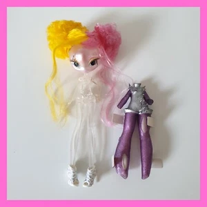 Novi Stars Stellar Skinz Cici Thru Doll MGA Alien Clear Skin Yellow Pink Hair 9" - Picture 1 of 6