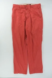 J Crew Mens Burnt Orange Sz. 34 Chino 5 Pocket Pants 34x32 Green Label Pant - Picture 1 of 7
