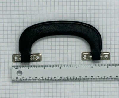 OHIO TRAVEL BAG Replacement Handle, Instrument case / Luggage, Black Plastic w/Nickel Trim