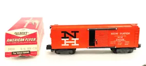 AMERICAN FLYER S-GAUGE 24036 NEW HAVEN BOX CAR w BOX..EX! - Picture 1 of 6