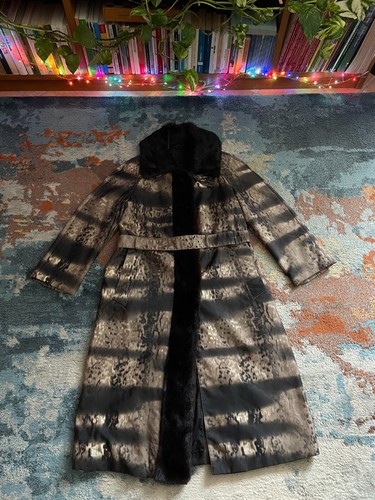 Prada FW04 Embellished Collar Mac Coat