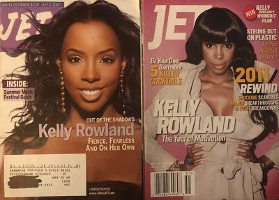 Kelly Rowland 2007, 2012 JET Magazine Lot of 2 Destiny’s Child - Image 1 of 4