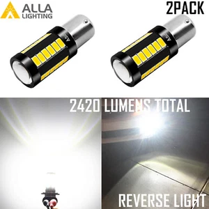 Alla Lighting 30-LED 1156 Backup Reverse|Turn Signal Light Bulb Bright White VS - Picture 1 of 9