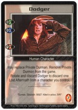 Babylon 5 CCG Severed Dreams Promo Card Dodger M/NM Mint/Near Mint